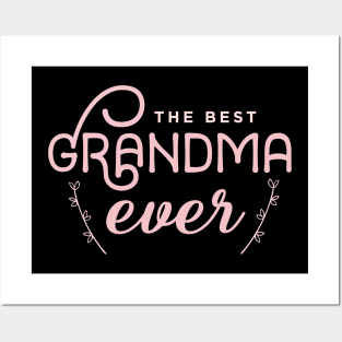 Best grandma ever nana life shirt, Mother's Day Gift for Grandma to be Posters and Art